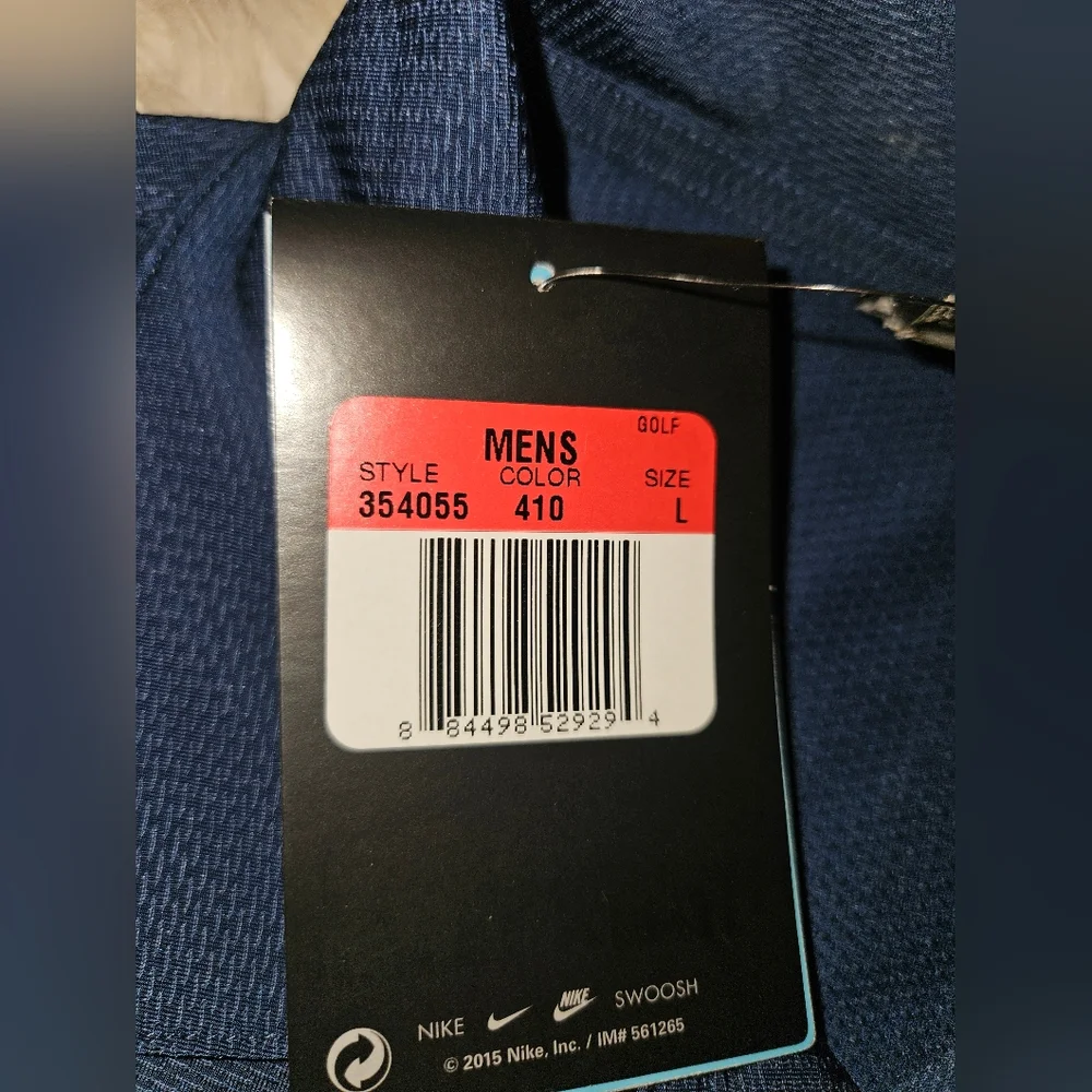 Nike Golf Cisco Navy Polo Shirt – NWT – Size Large